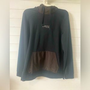 Nike mixed media dri-fit hoodie